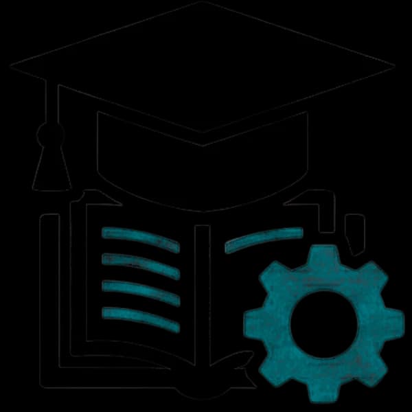 Legal education and professional development icon